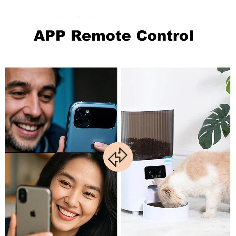 HEYBO Pet Feeder Automatic Camera | Automatic, App Control