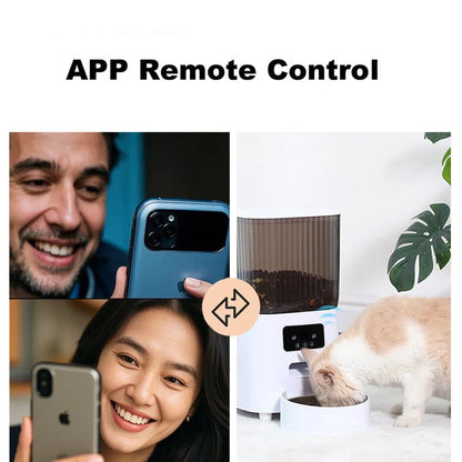 HEYBO Pet Feeder Automatic Camera | Automatic, App Control