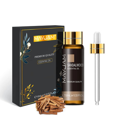 Support Dropshipping 10ML Lavender Rose Eucalyptus Jasmine Vanilla Mint Sandalwood Tea Tree Orange Diffuser Aroma Essential Oil